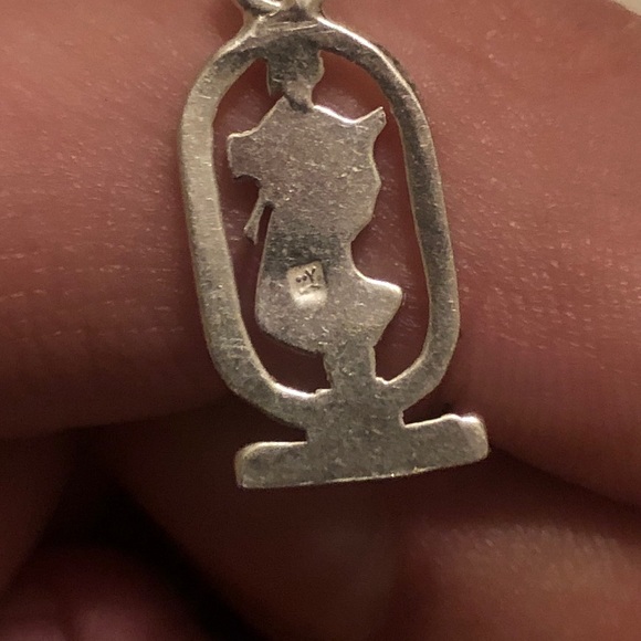 Hand Made EGYPTIAN SILVER CleopatraCartouche Charm - Picture 6 of 6